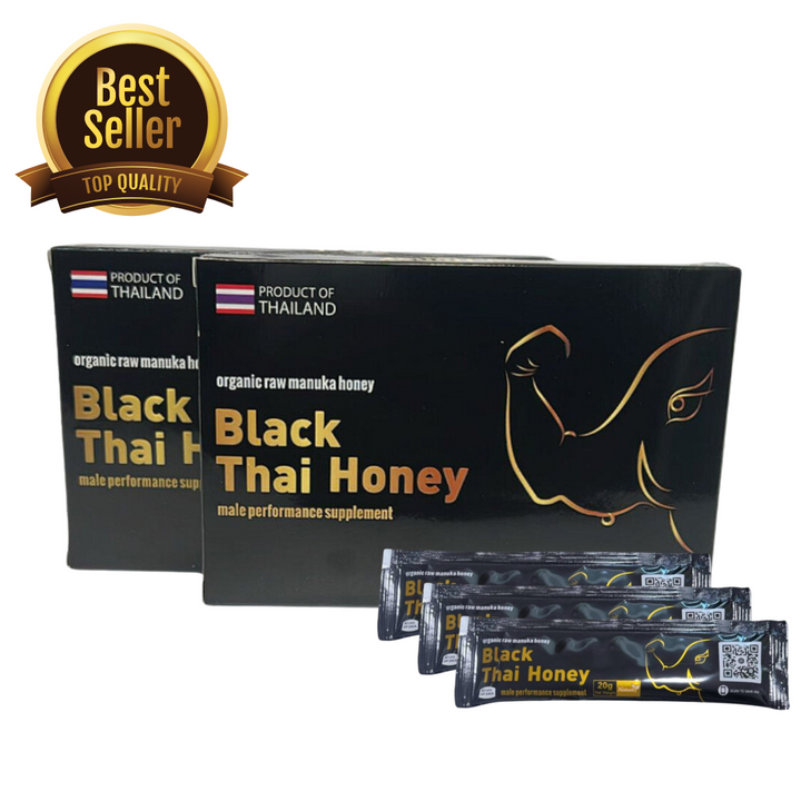 Black Thai Honey Box of 20 – honeypacks.com